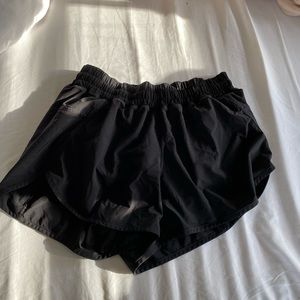 Black Lululemon Shorts Size 8